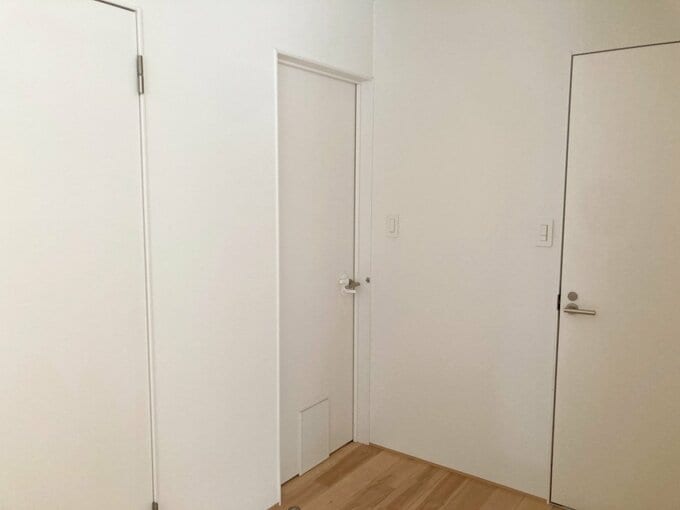 標準仕様の枠ありドア