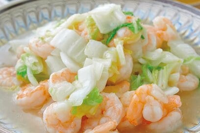 プリップリがはじける「白菜とエビの炒め物」。白菜と大根がおいしくなる食べ方も／冬野菜レシピ