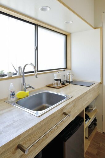 古材を生かして、快適な二世帯