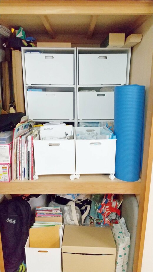 片づけ後の押し入れ