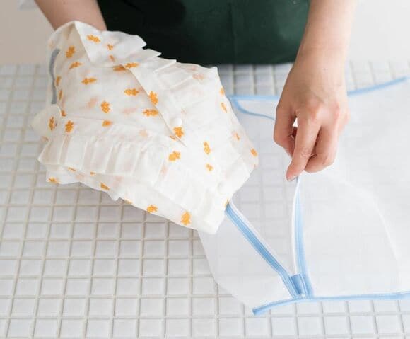 ドライコースで洗う