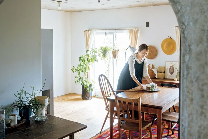 圷さん宅のリビング