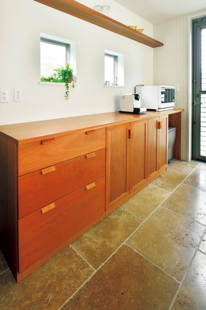 キッチン収納もオーダーできる