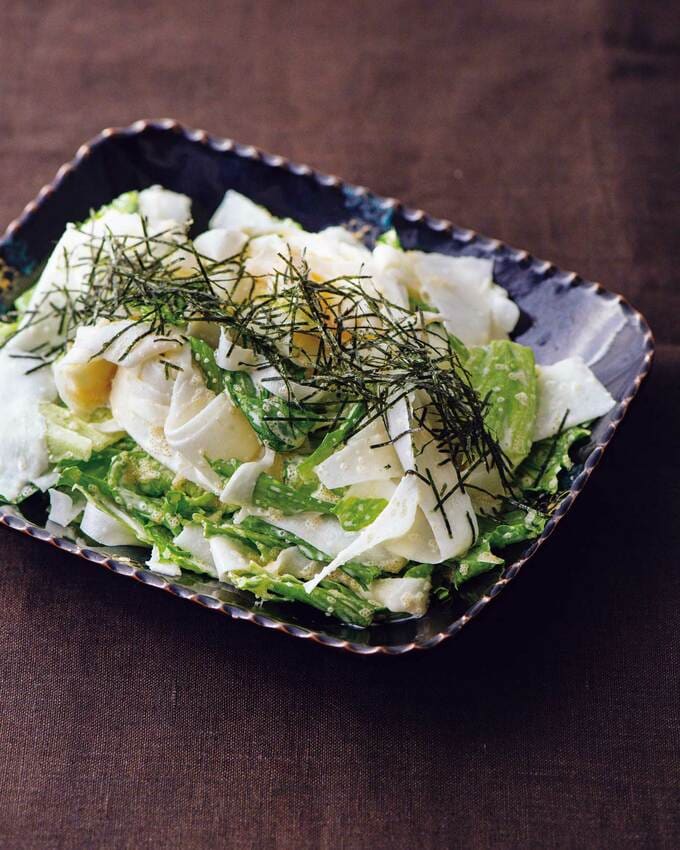 大根とレタスのサラダ