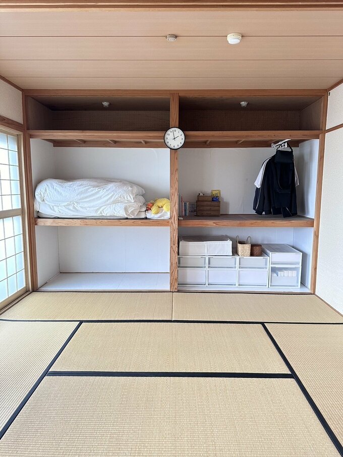 かさもさんの収納スペース