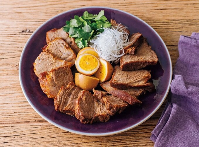 チャーシューと煮卵