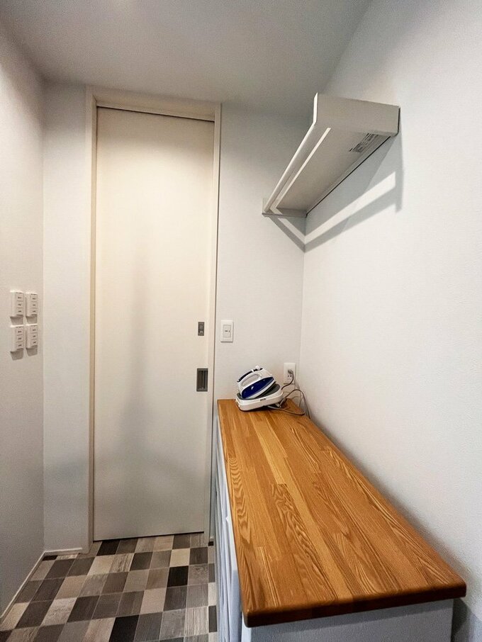 アイロンがけスペース