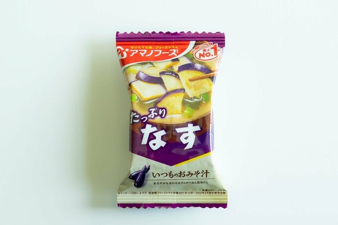 いつものおみそ汁 なす