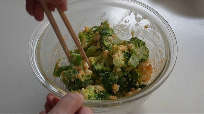 ブロッコリー、卵