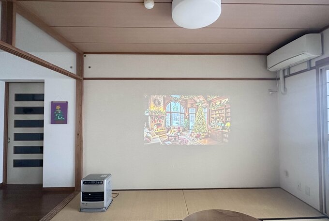 かさもさん宅プロジェクター