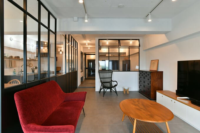 視界の抜けるLDK