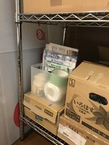 防水できるものの上にダンボール