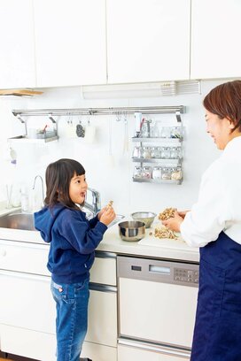 ワンオペでも家事がラクに。リビング、浴室、玄関収納のコツ