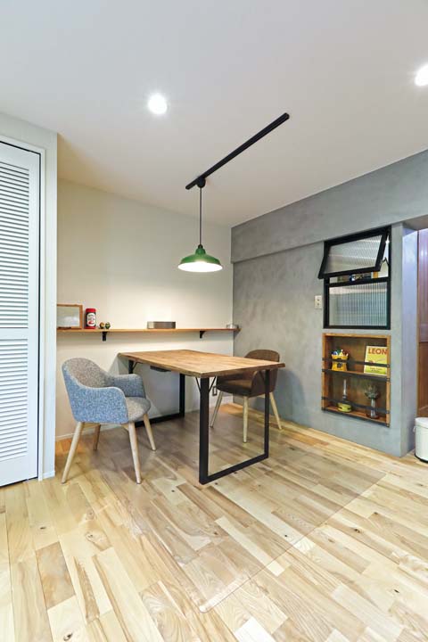 室内窓とニッチ