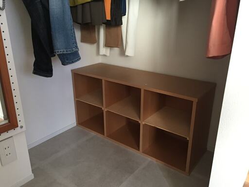 カラーボックスDIYの完成