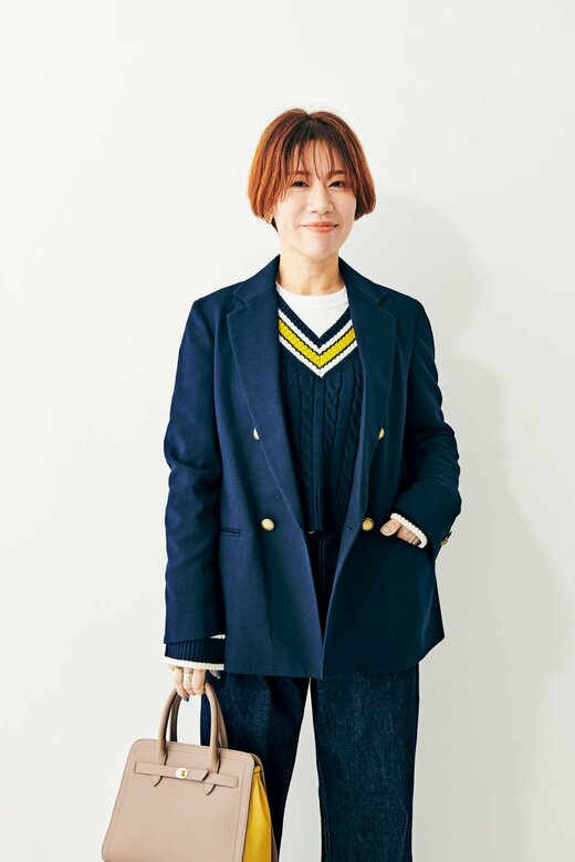 ジャケット×カジュアル