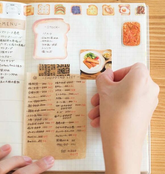 好評だった料理は写真をはり今後の献立づくりの参考に