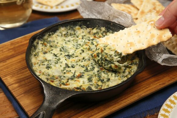 ホウレンソウとアーティチョークのディップ