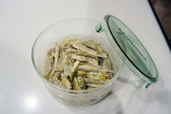 あえ物は、保存容器でつくってそのまま食卓へ