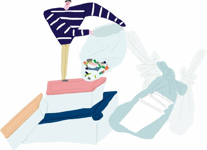 イラスト片づけ