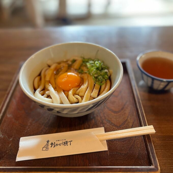 おかげ横丁の伊勢うどん