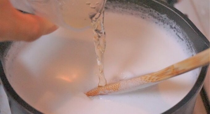 自家製リコッタのつくり方