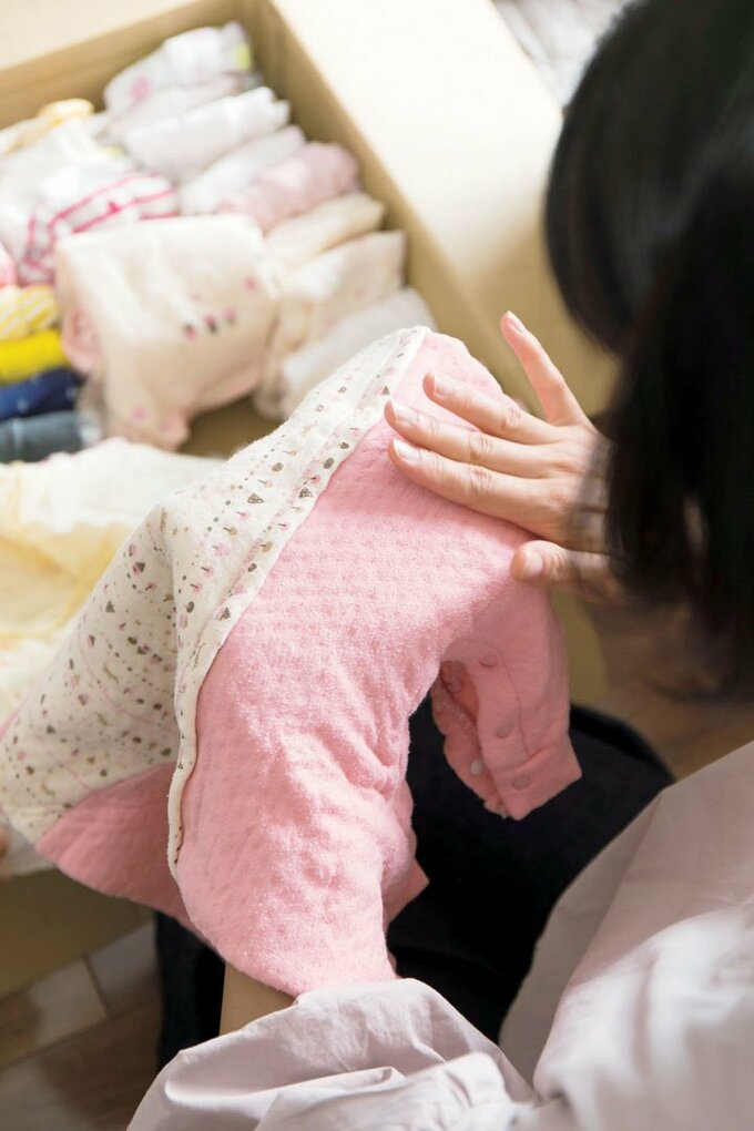 新生児服のゆる捨て