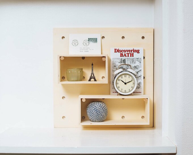 ウッド有孔ボード/ボード用ボックス