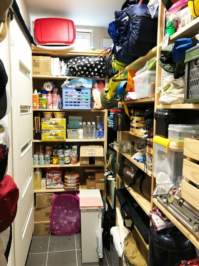 土間収納の全景