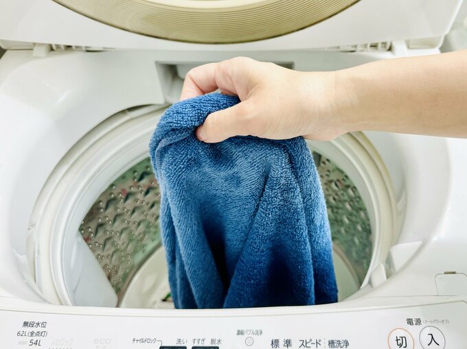 洗濯後のタオル