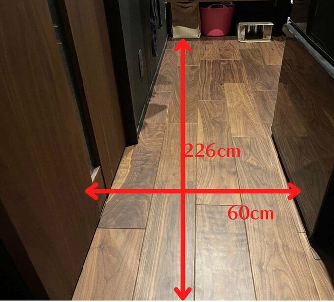 パントリー入り口の通路幅