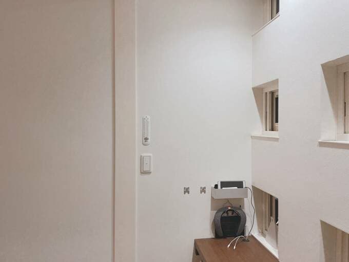 充電コーナーだった壁面