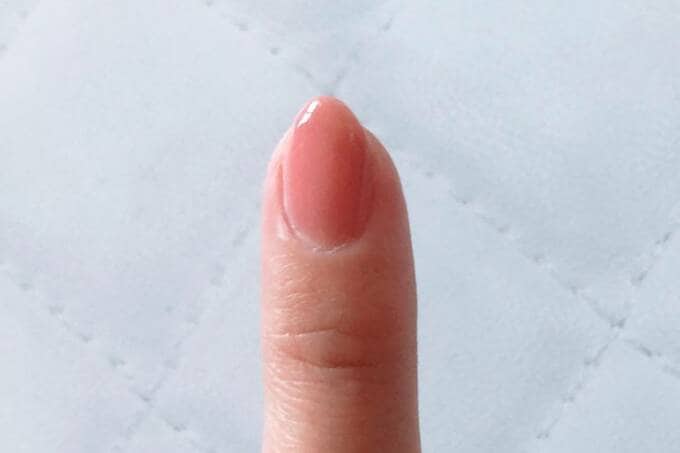 つるんとした仕上がり