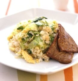 残り物で大満足のチャーハンが完成！