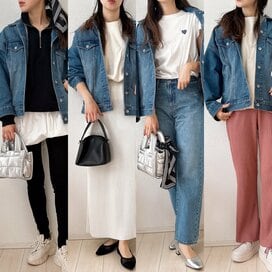 春アウターはユニクロの「デニムジャケット」があればいい！アラフォーの1週間コーデ