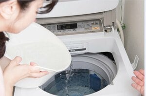 1.お風呂の残り湯を入れる