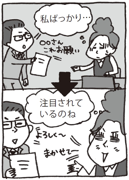 自分ばかり損していると思ったら、期待が集まっていると変換！