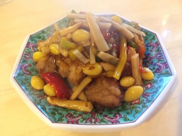 から揚げの甘酢あん