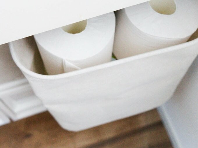 無印良品のポリエステル麻 ソフトボックス長方形 大