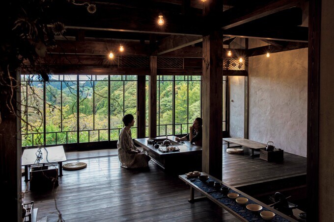 どことなくオリエンタルな雰囲気の建具