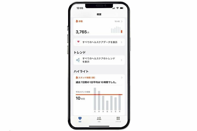 スマホで健康維持する