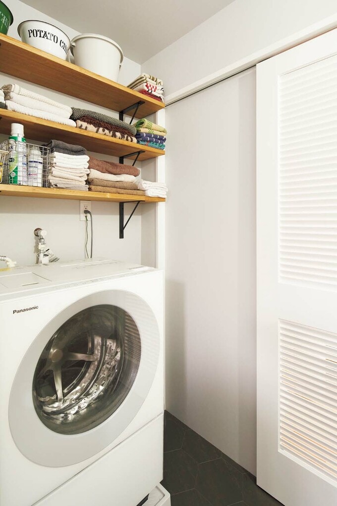 洗濯から物干しまで2階で完結