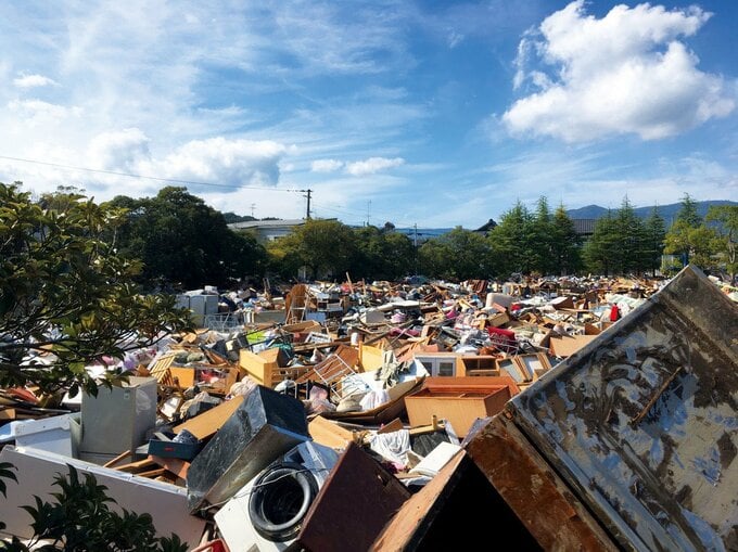 水害後のようす