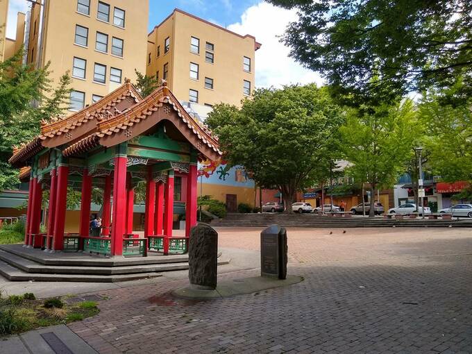 シアトルのチャイナタウン