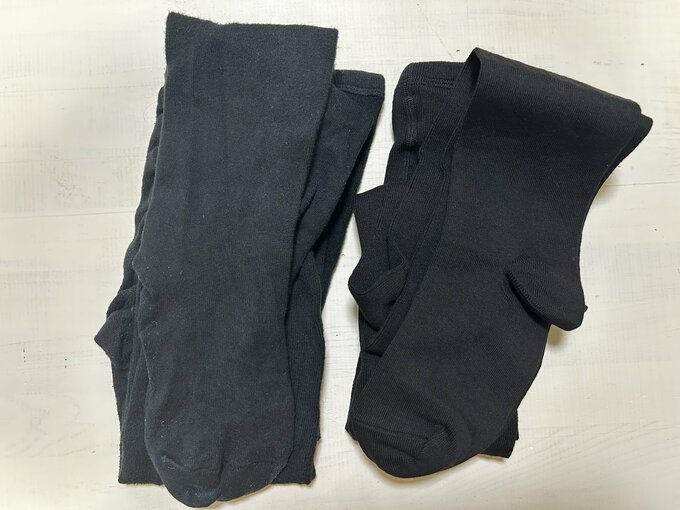 無印のタイツと比較