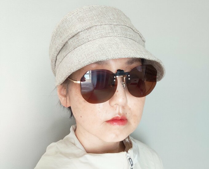 サングラスをかけた本多さん