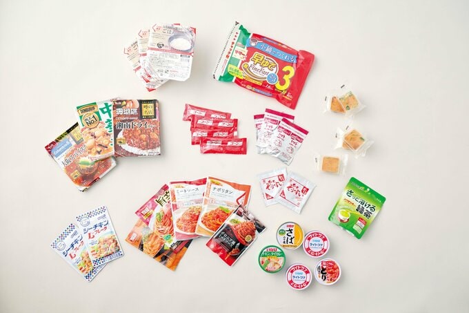 食料の防災グッズ