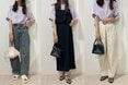 40代、夏は「ユニクロのサテンブラウス」があればいい。2990円で上品見え＆体型カバーもかなう