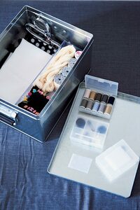 アイロンは一緒に使う裁縫道具と同じ場所に