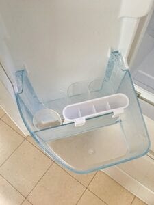 このドアポケットを仕きりによってあらかじめゾーニング